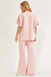 Dear Scarlett - Poncho Top + Bell Bottom Modal Set