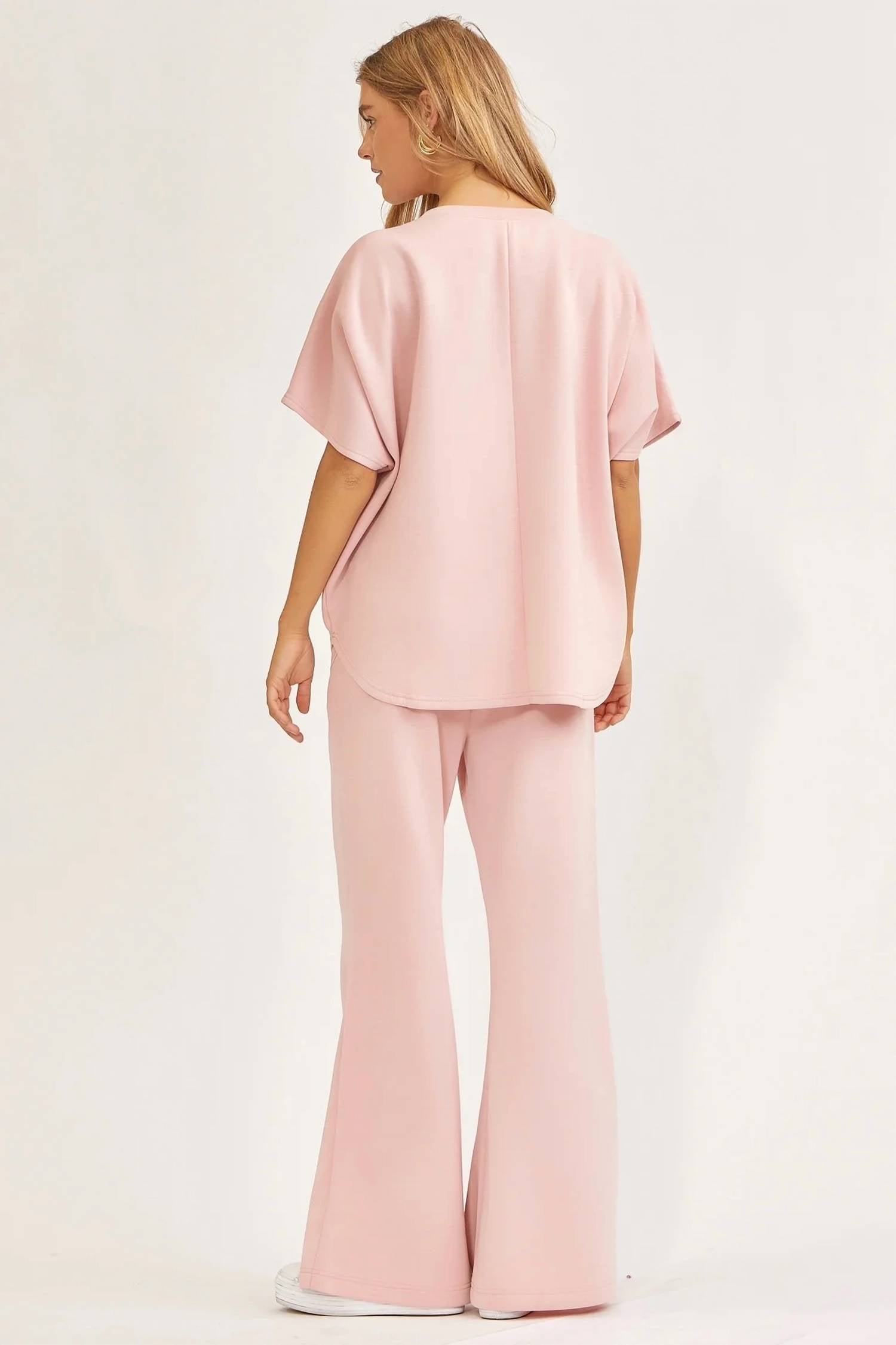 Dear Scarlett - Poncho Top + Bell Bottom Modal Set
