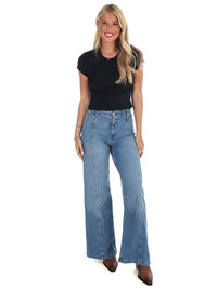 Free People - Women's Wait A Minute Baby Tee