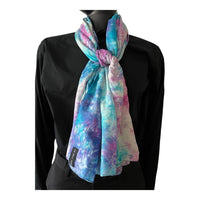 The Gray Crab - Hand-Dyed Silk Scarf