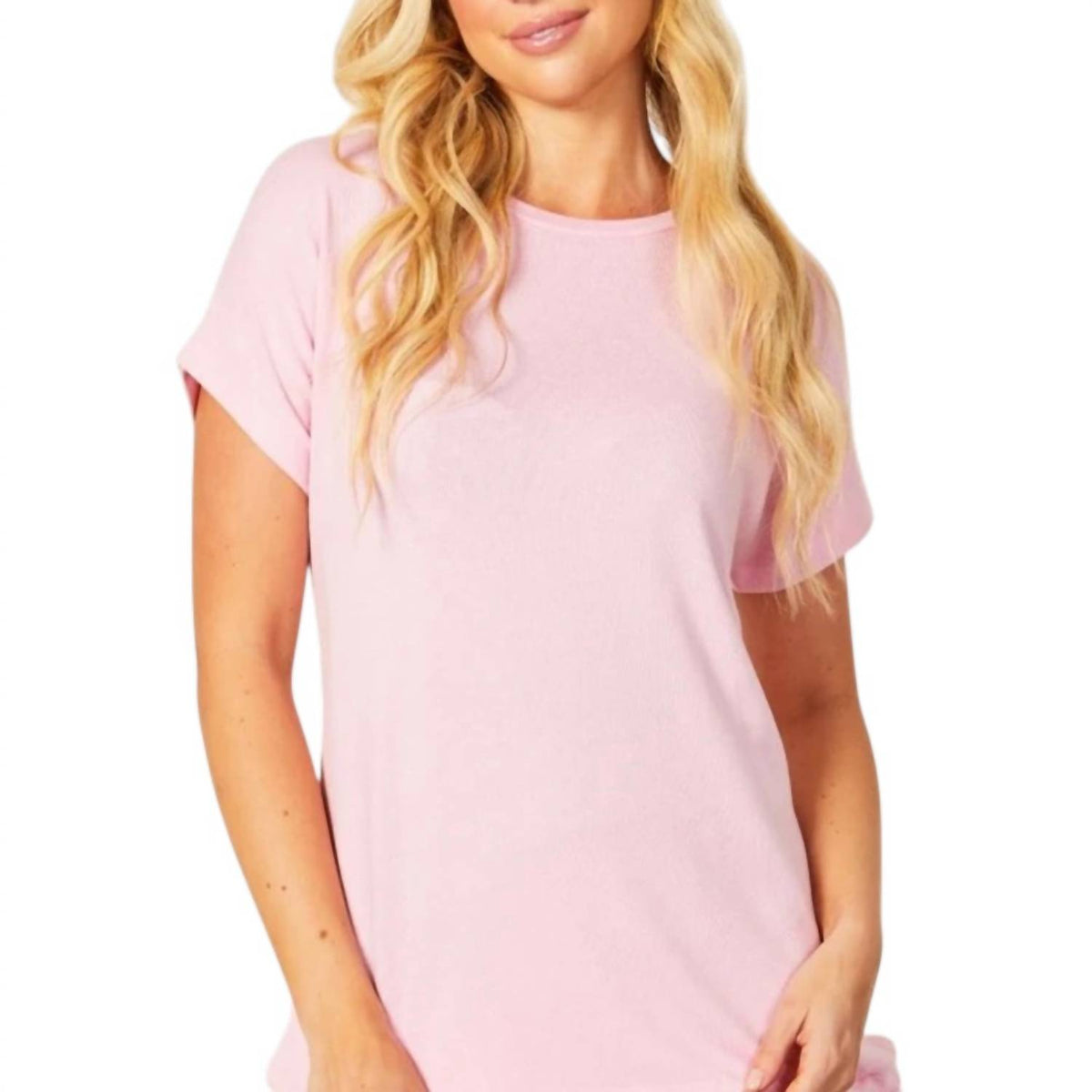 French Kyss - Side-Tie Crew Neck Top