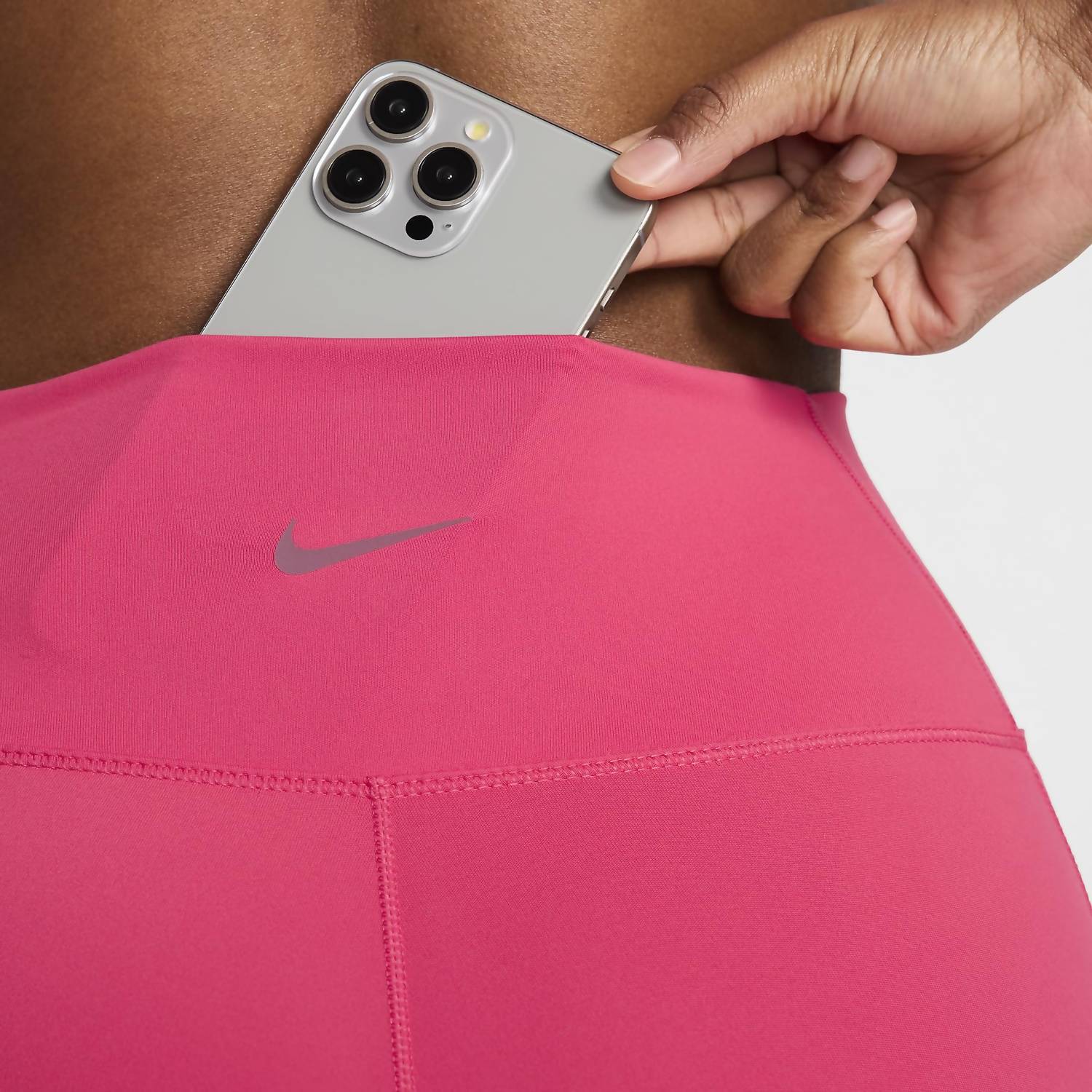 NIKE Women's High-waisted 7/8 Leggings With Pockets in astr pink - women's pants - view 6