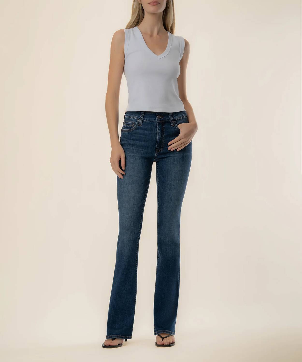 Kut From The Kloth - Natalie High Rise Fab Ab Bootcut Jeans