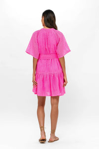 Oliphant - Raglan Belted Mini Dress