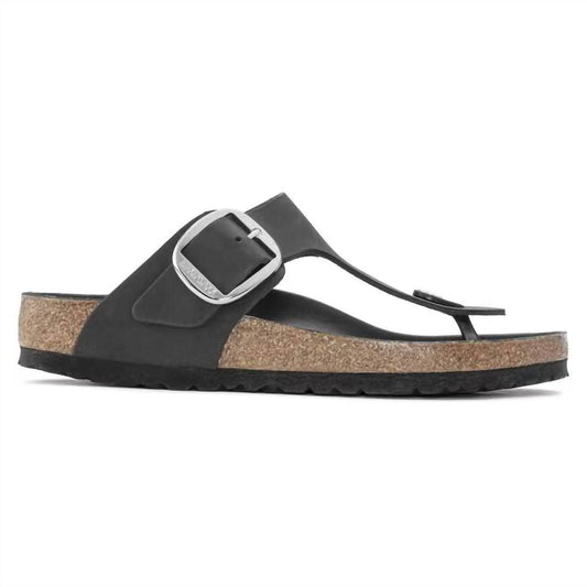 Birkenstock - WOMEN'S GIZEH BIG BUCKLE OILED LEATHER SANDAL