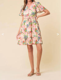 Doe and Rae Buttercup Mini Dress in multicolor - women's dress