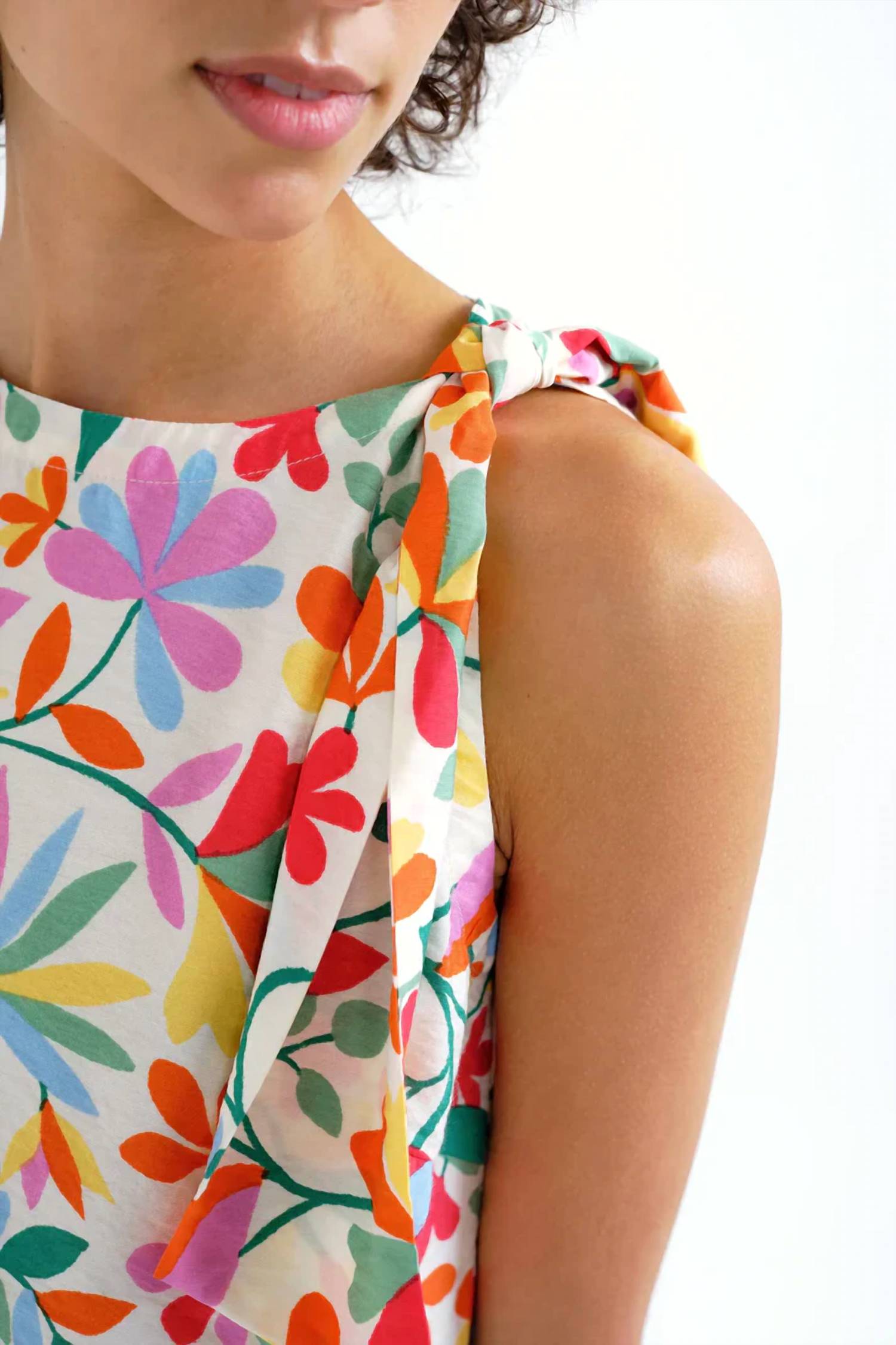 Compania Fantastica - Lotto Print Sleeveless Top