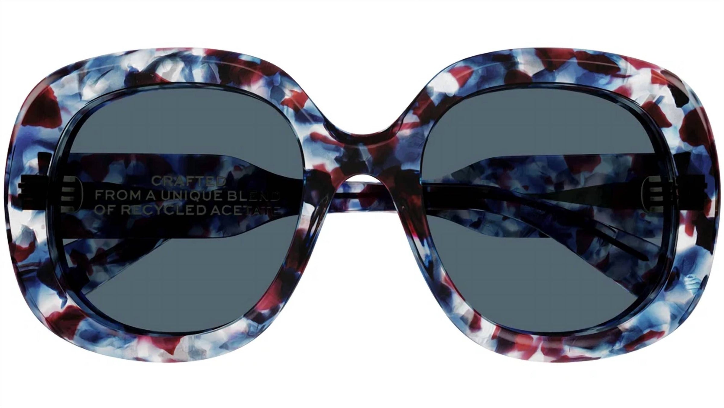 Chloe - Women's Ch0153s-008 54 Recycled A Rectangular Sunglasses