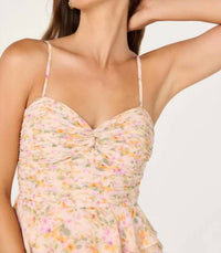 Astr - Coline Ruffle Chiffon Maxi Dress