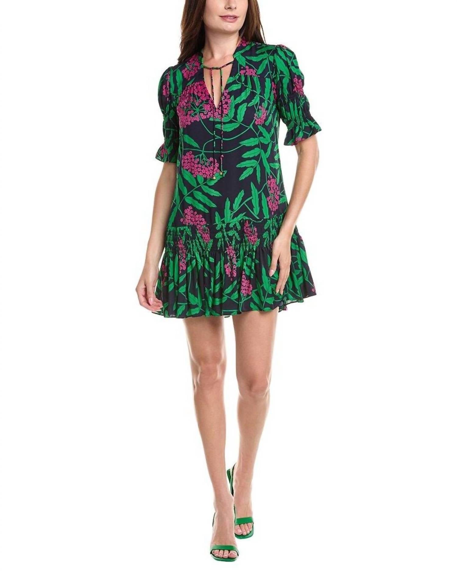 Flora Bea - Hartlie Silk Mini Dress