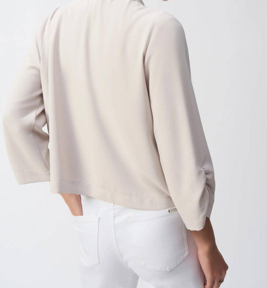 Joseph Ribkoff - Cropped Boxy Cover Up Jacket