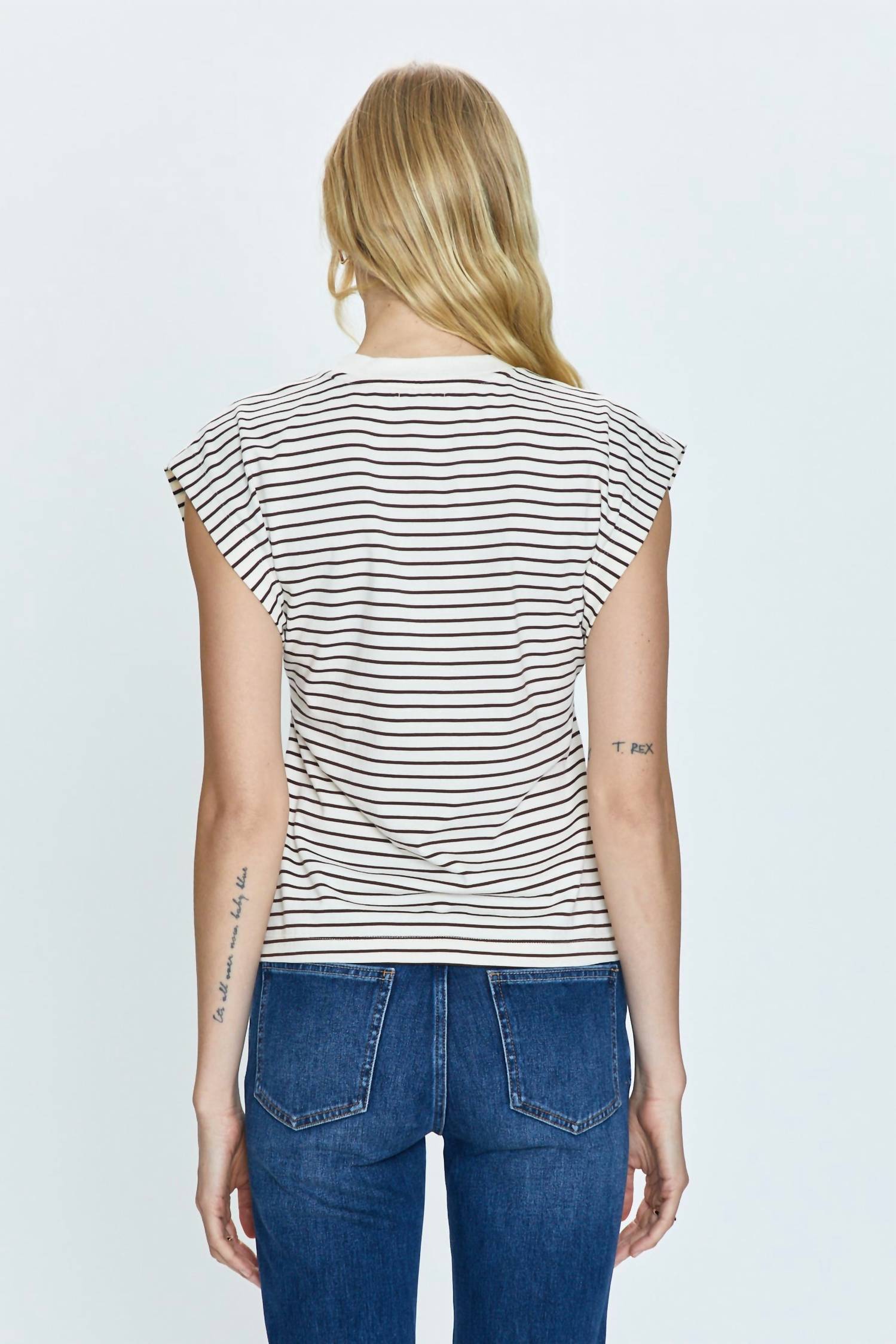 Pistola - Marina Wide Shoulder Muscle Tee Top