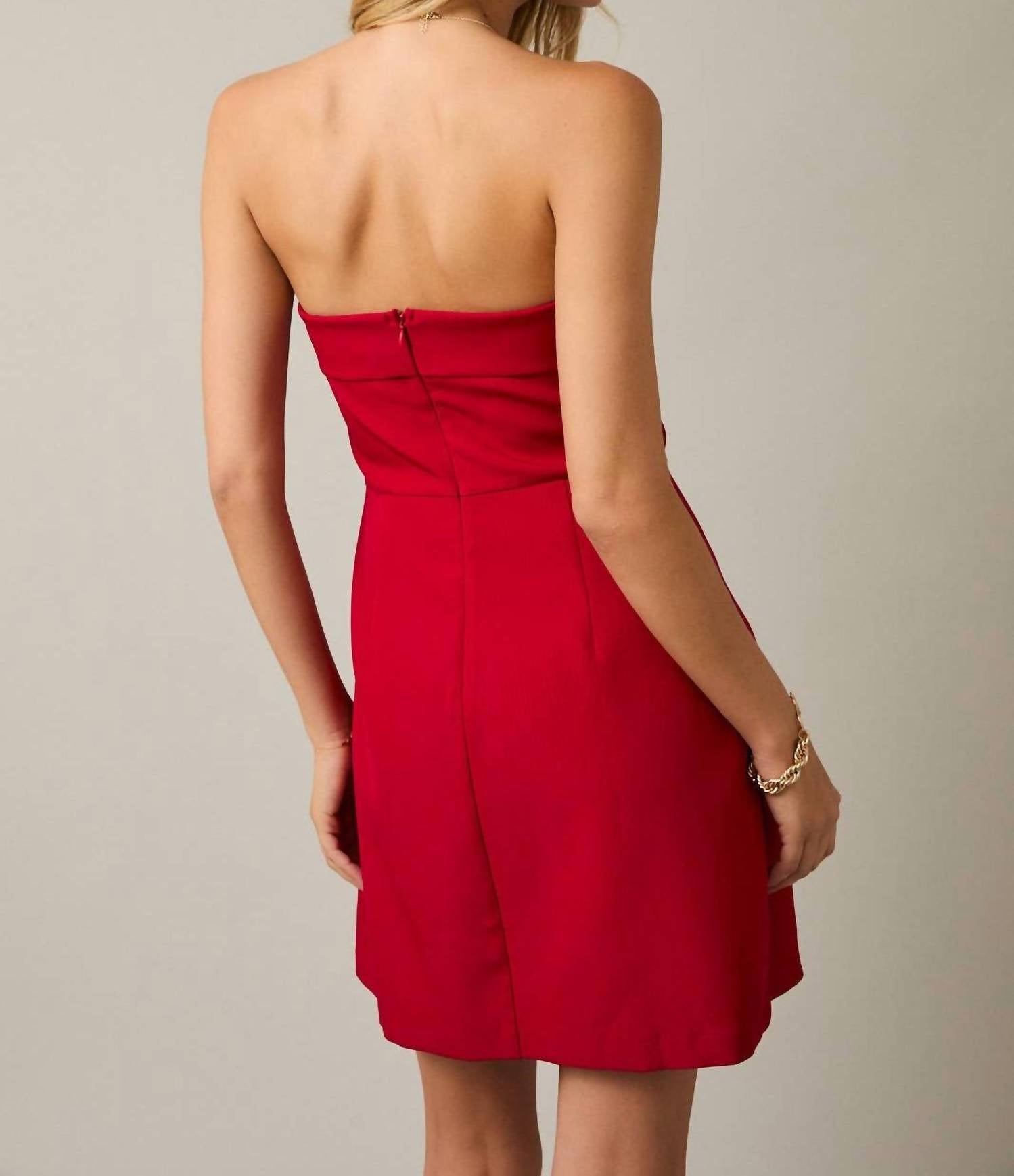 Sunday Edition - Holly Strapless Mini Dress