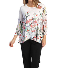 Jess & Jane - Zumba Burnout Mesh Contrast Top