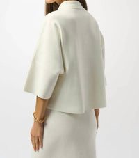 Joseph Ribkoff - Knit Boxy Pullover With Polo Collar