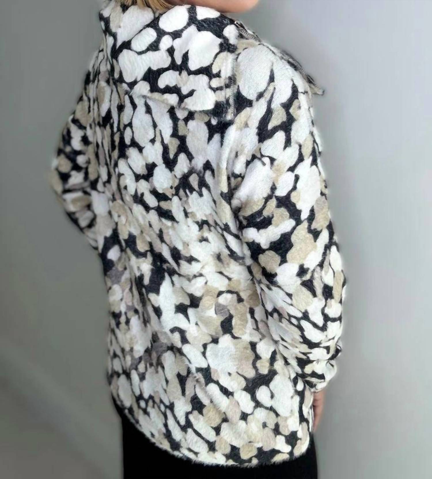 Ethyl - Soft Shawl Neck Sweater