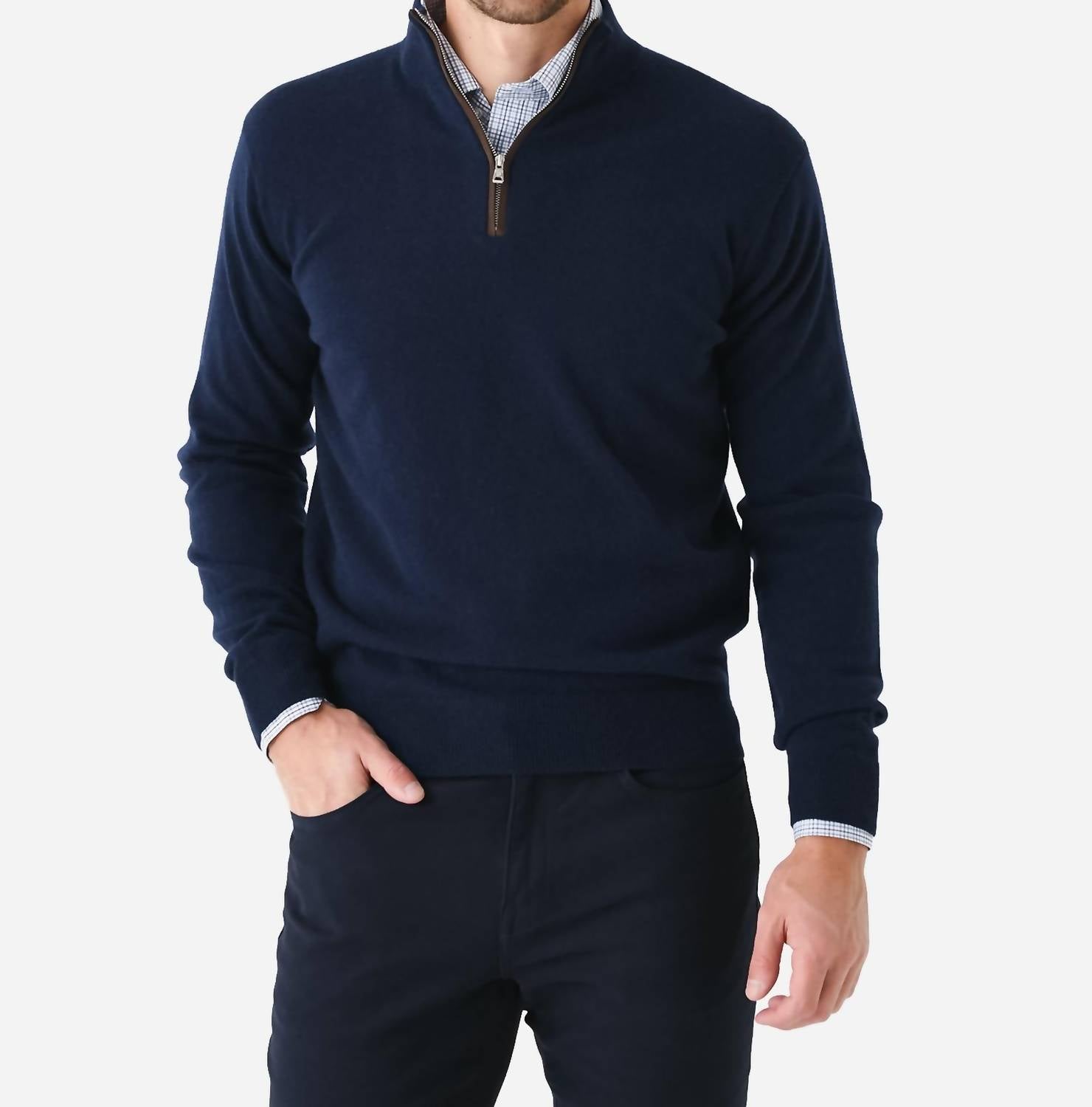 Peter Millar - Artisan Crafted Cashmere Flex Quarter-zip Pullover