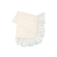 Haute Baby - Baby Blanket With Lace Trim