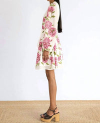 BANJANAN Allegra Dress in killara border syrath - women's dress - alternate view