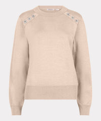 Esqualo - Women's Lurex round neck sweater