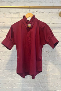 Heidi Houston - Short Sleeve Ruffle Shirt
