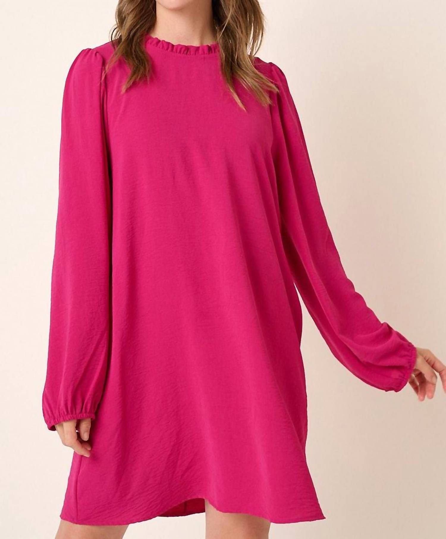 Mittoshop - Charli Long Sleeve Ruffle Dress