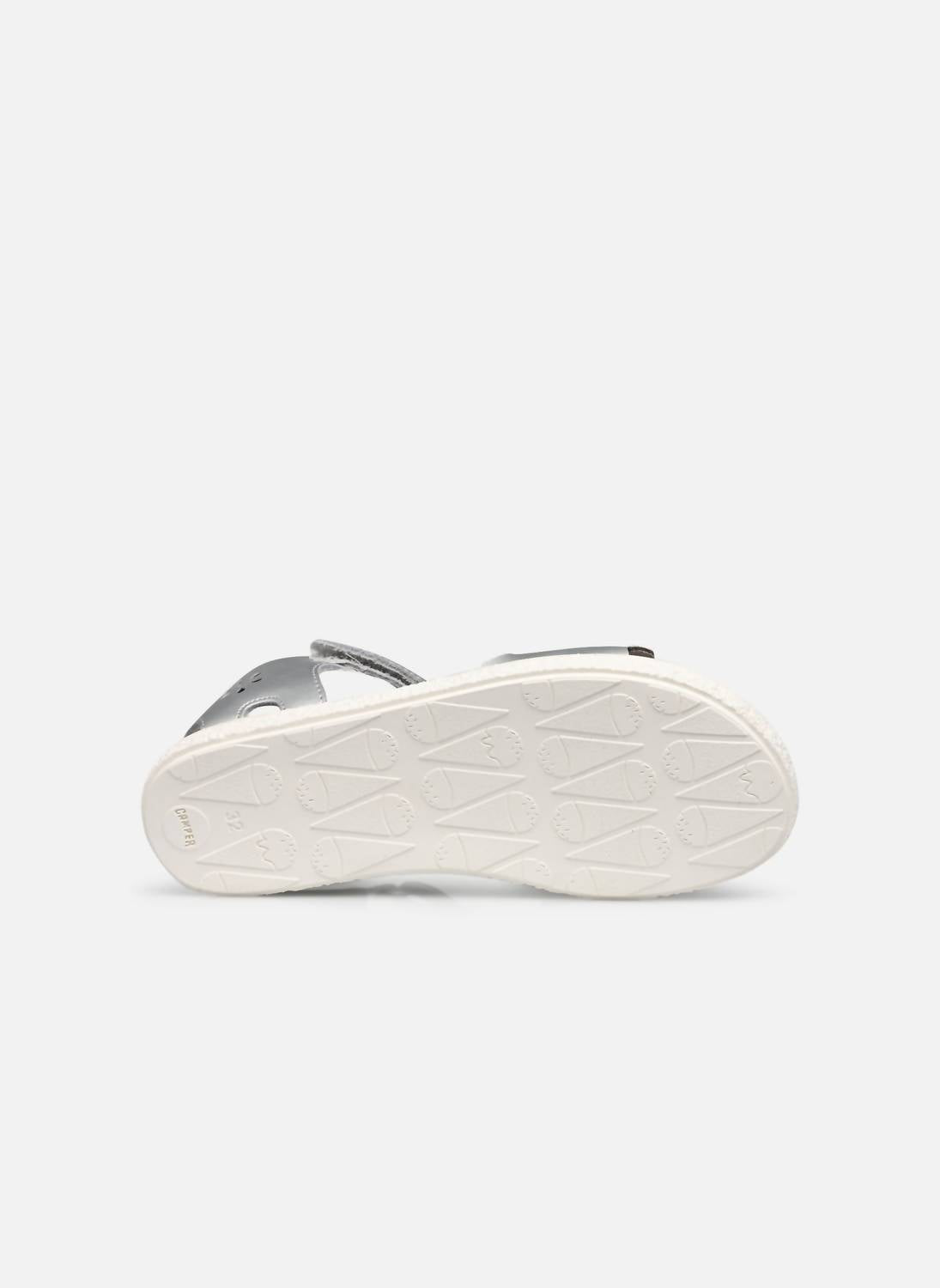 CAMPER Girls' Miko Sandal in hol silver mikosand - kids' sandal - alternate view