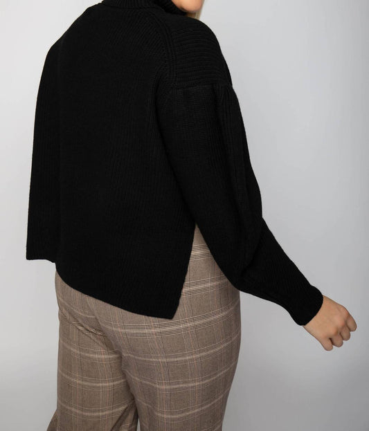 Psophia - Puff Sleeve Sweater - Plus