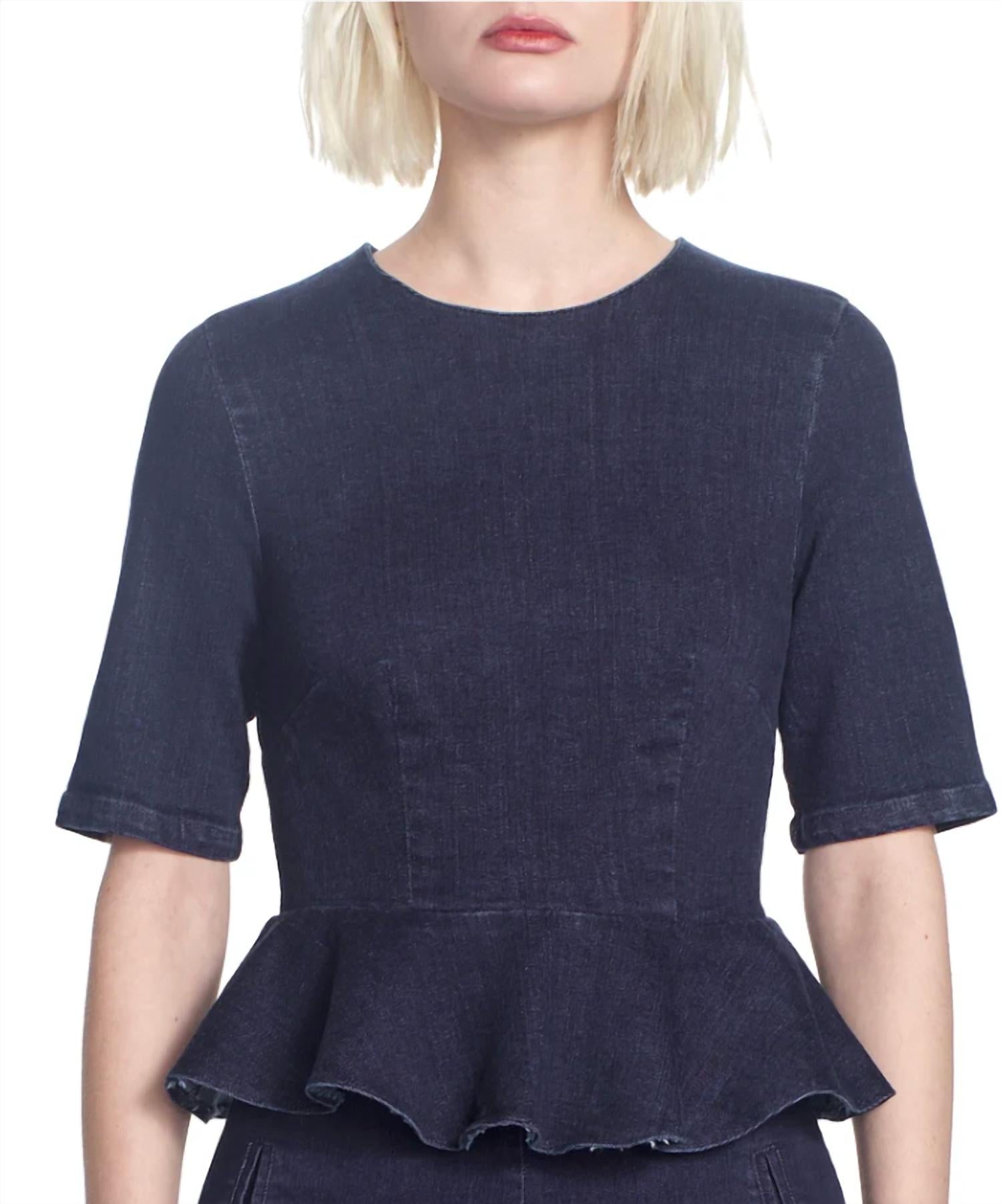 Corey Lynn Calter - Yolanda Short Sleeves Peplum