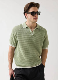 Percival - Casa Martini Knitted Tennis Polo