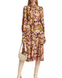 Bytimo - Women's Floral Midi Dress