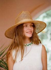 Lack of Color Vista Hat in cesca brown - women's hat - alternate view