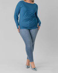 Capsule 121 - Bell Logn Sleeve Crew Neck Tee - Plus