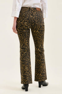 Judy Blue High Waist Boot Cut Jeans in cheetah print - women's jeans - alternate view