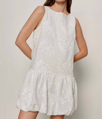 Sanctuary Garden Eyelet Bubble Dress in white - women's dress