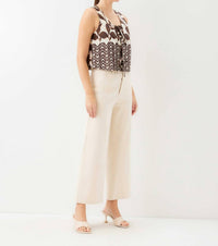 Fifteen Twenty - Women's Emery Tie-front Sleeveless Top