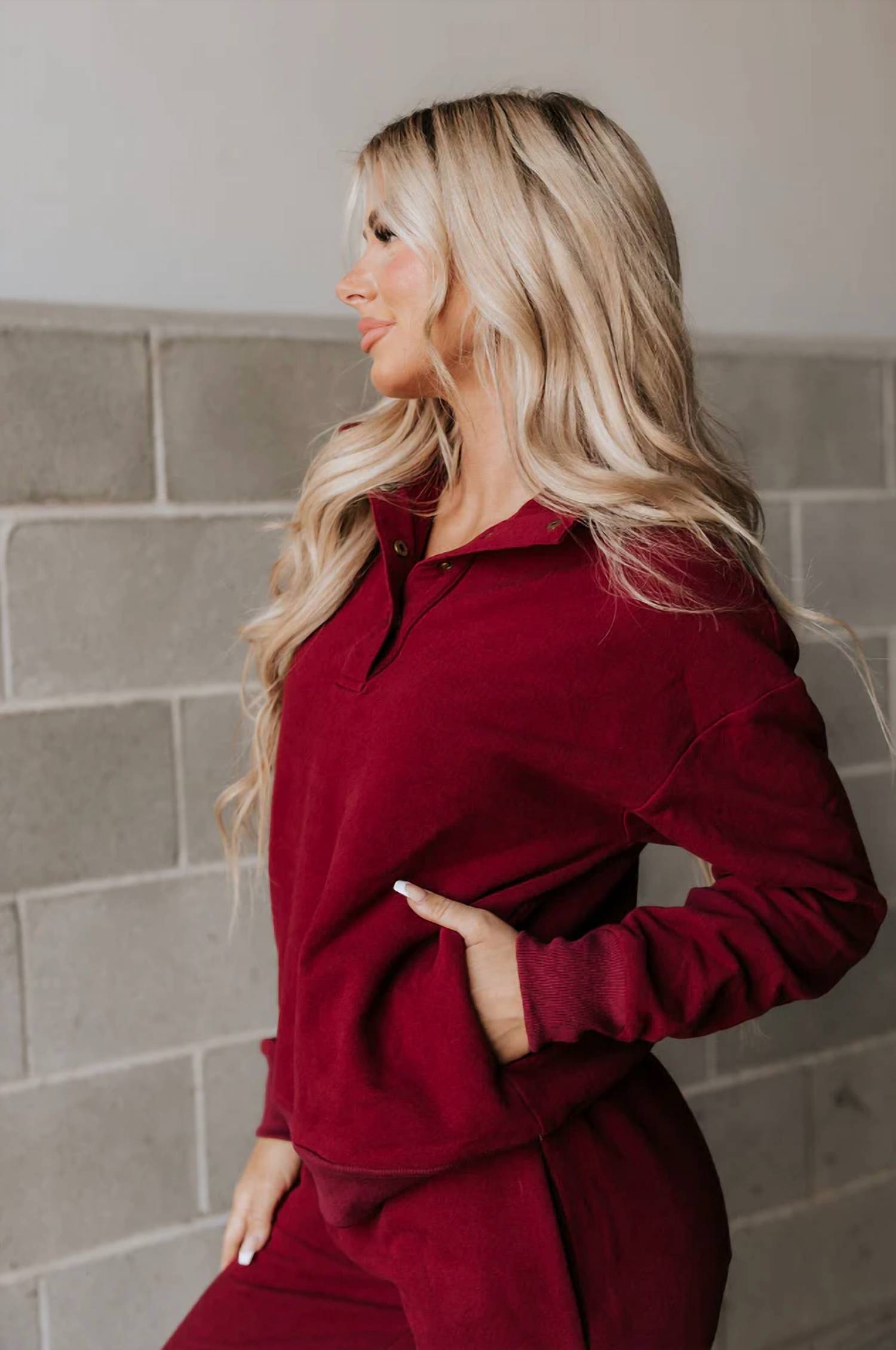 Ampersand Ave - Never Better Button Top