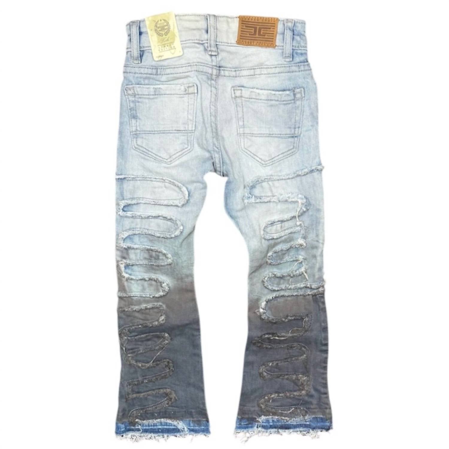 Jordan Craig - Kid's Stacked Oasis Denim Jeans