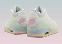 Nike - Air Jordan Retro 3 "Spring is in the Air" Sneakers