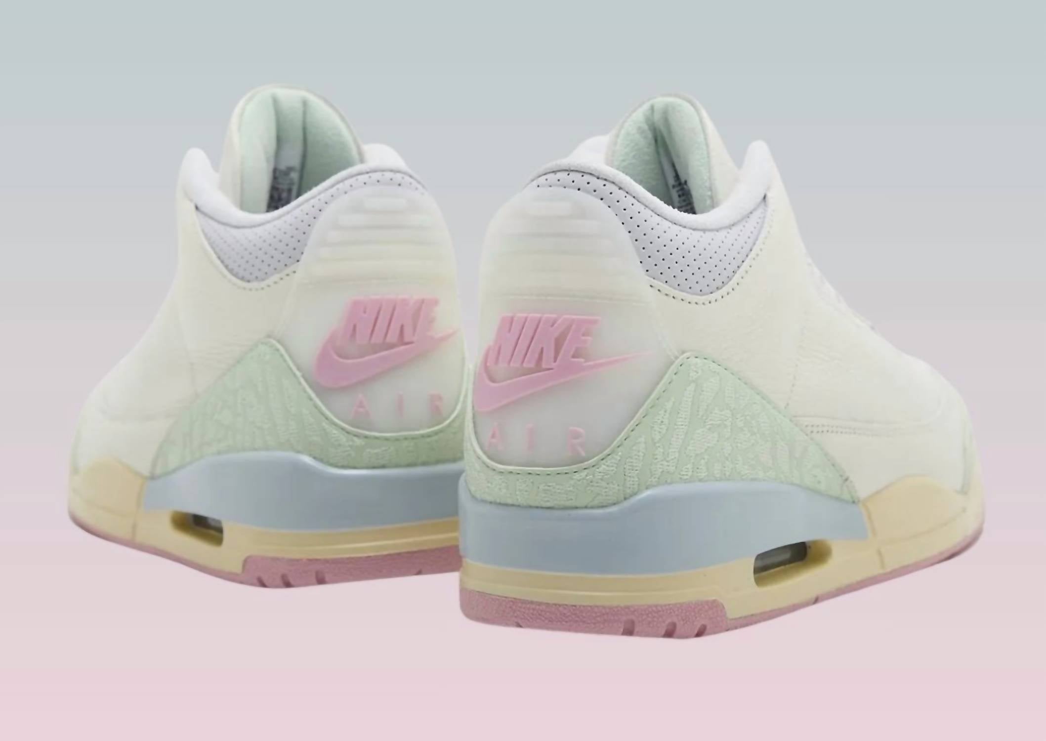 Nike - Air Jordan Retro 3 "Spring is in the Air" Sneakers