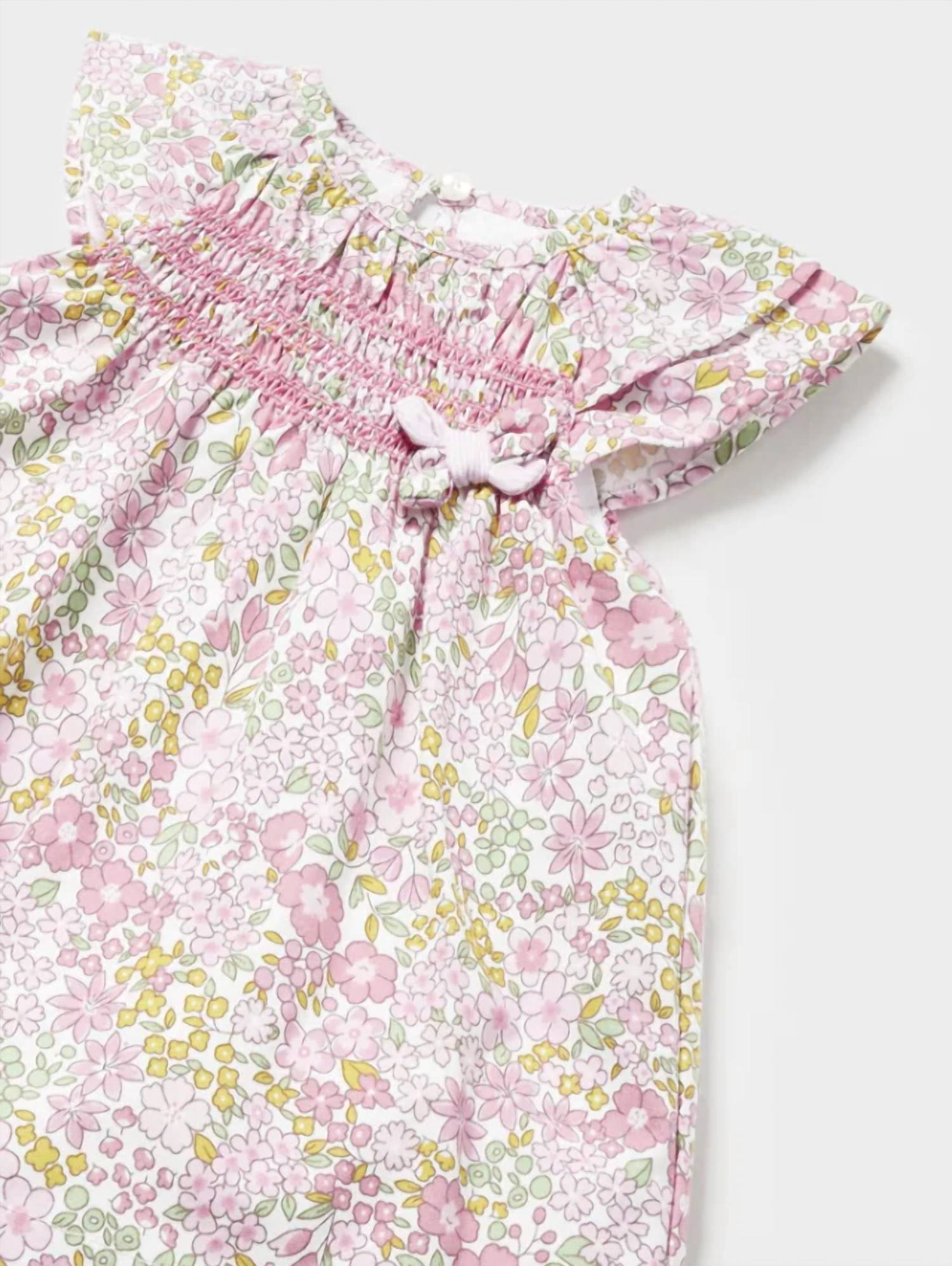 Mayoral - Girl's Floral Smock Dress