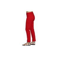 Apny - Women's Pull-on Ponte Pant With Split Hem