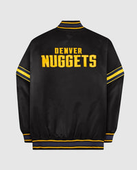 Starter - Men's Denver Nuggets Satin Full-snap Jacket