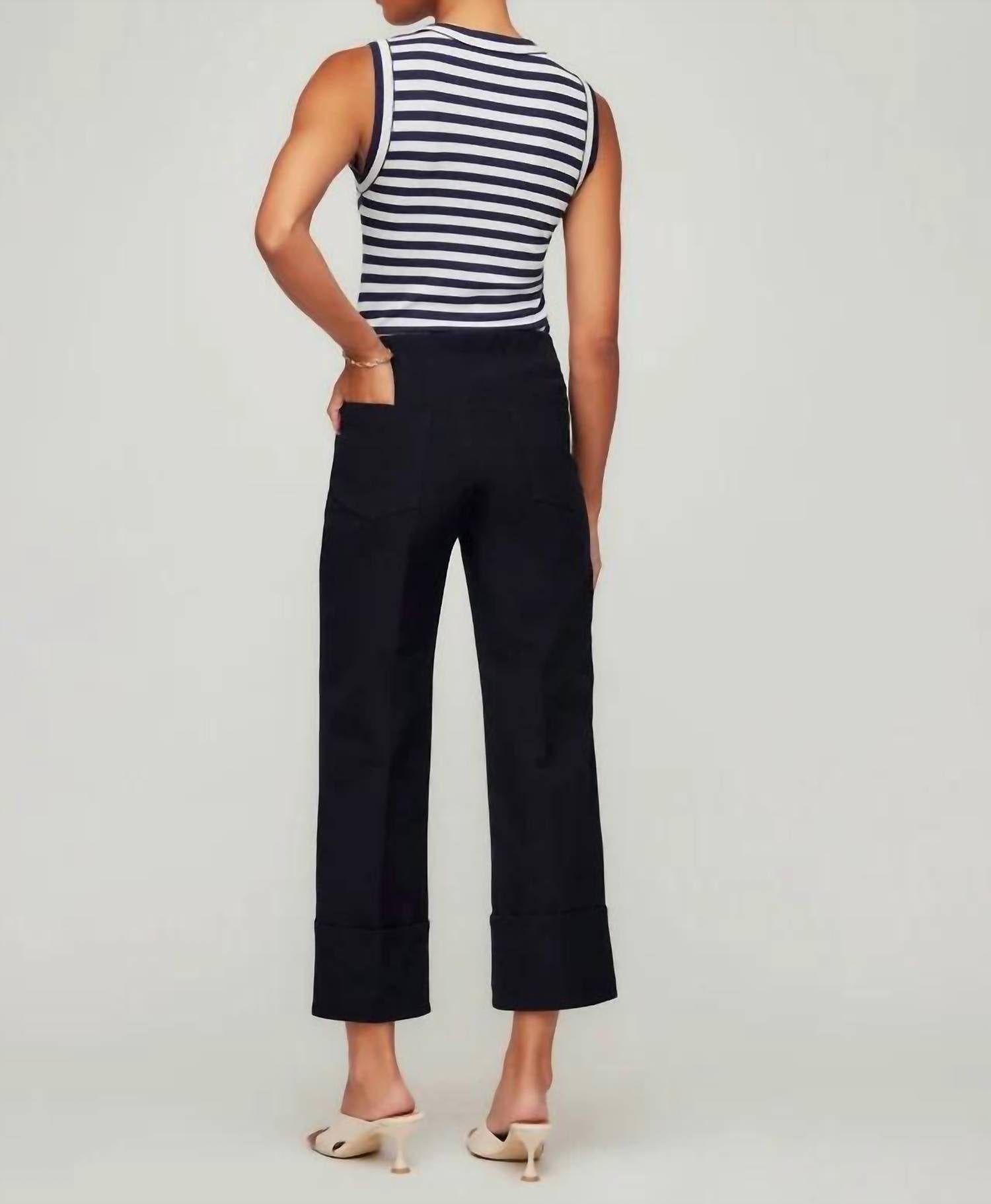 Fifteen Twenty - Regina Cuff Cropped Pants
