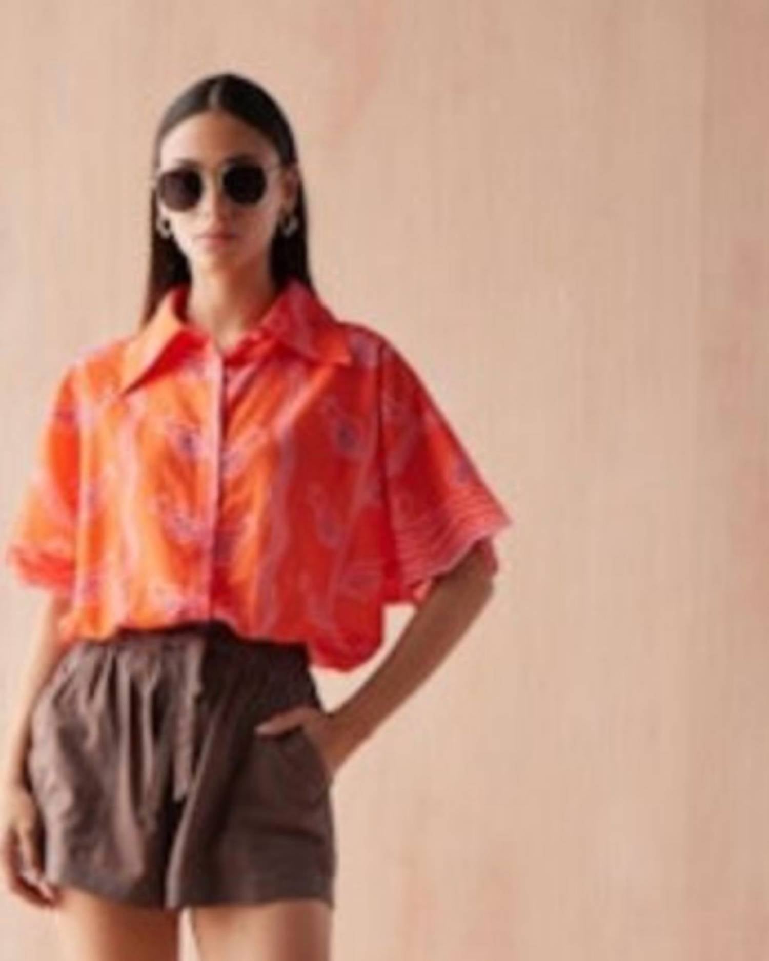 Omika - Tola Kimono Sleeve Blouse
