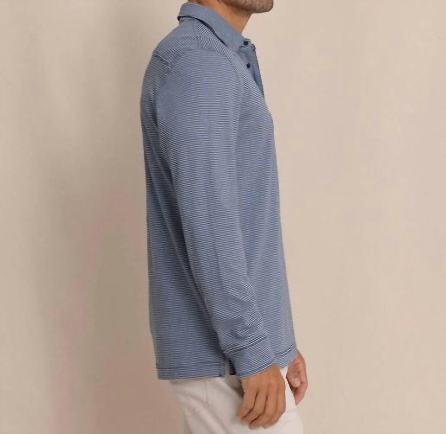 Southern Tide - Sandy Cay Long Sleeve Knit Polo