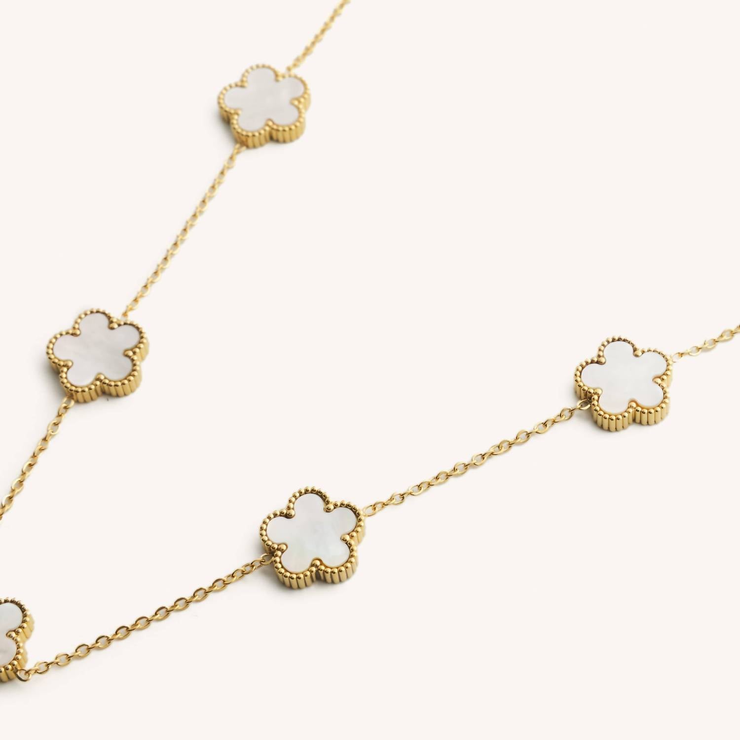 Nikki Smith Designs Women's Shell Flora Choker in gold - women's jewelry - alternate view