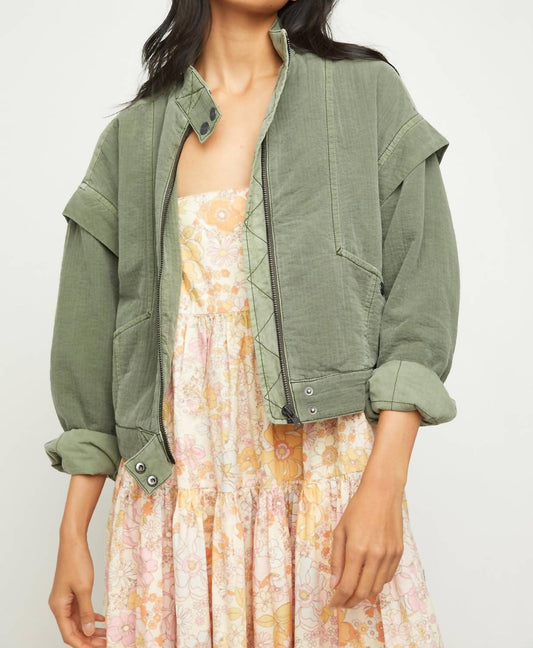 Free People - Florence Quilted Bomber Jacket
