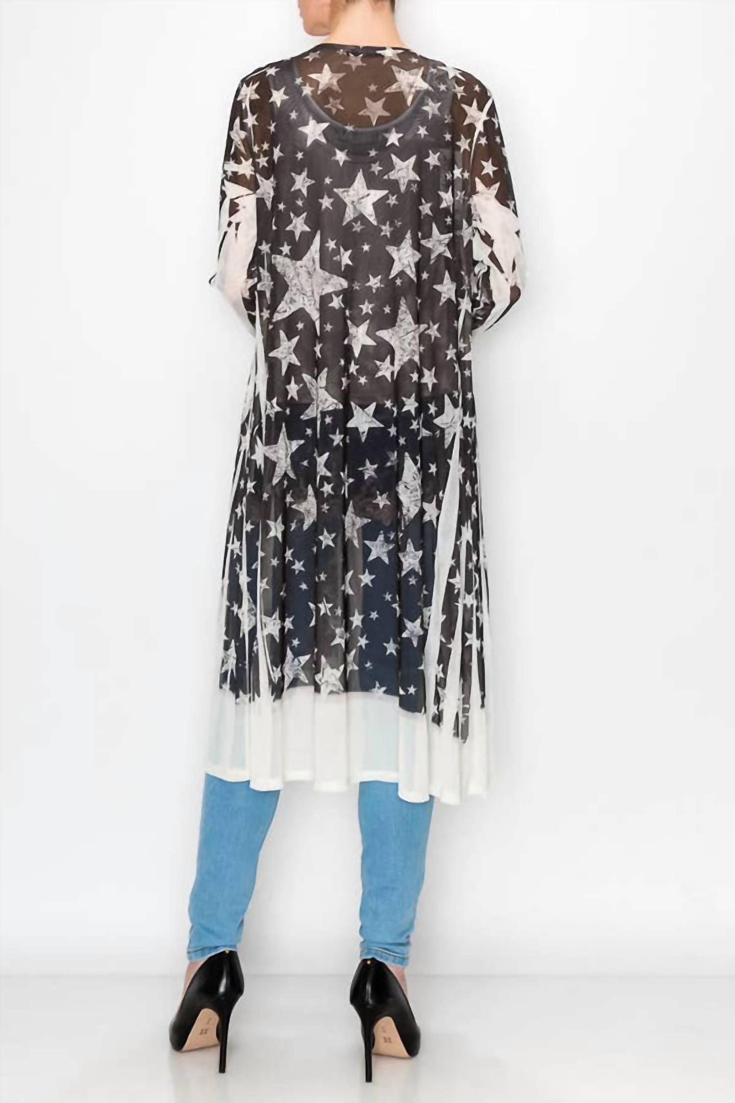 Origami - Star Long Sleeve Duster