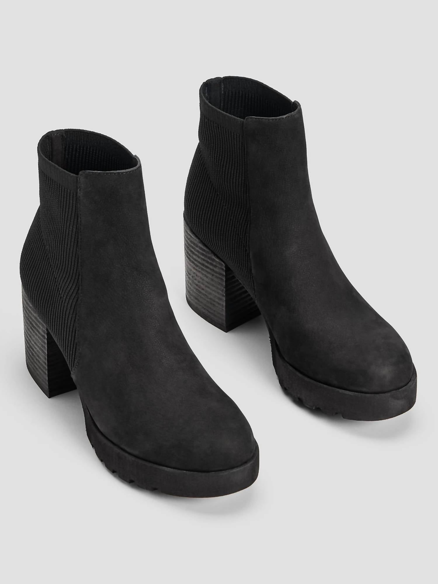 Eileen Fisher - Women's Farrah Leather Tumbled Nubuck Bootie